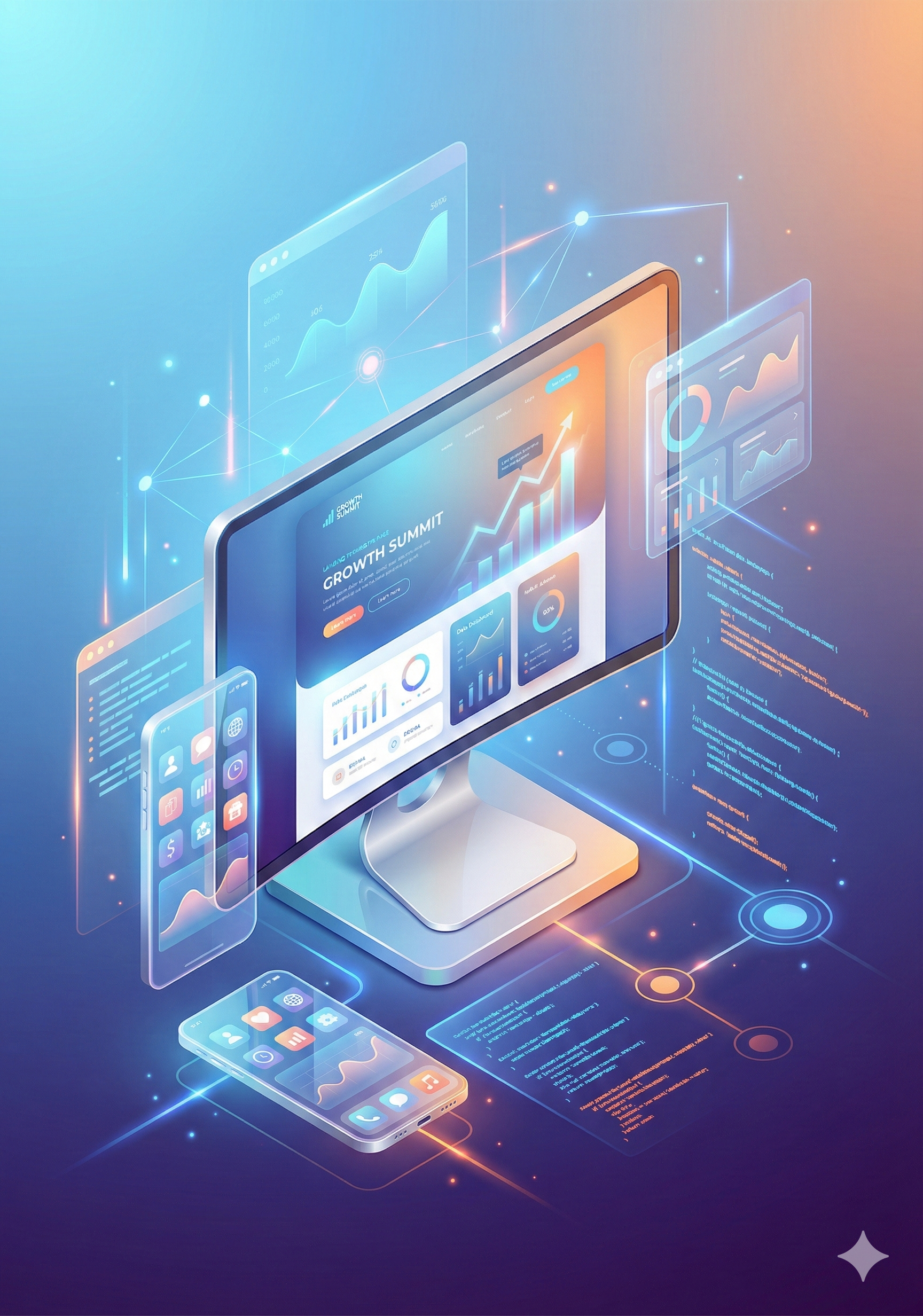 Ilustrasi Landing Page Professional